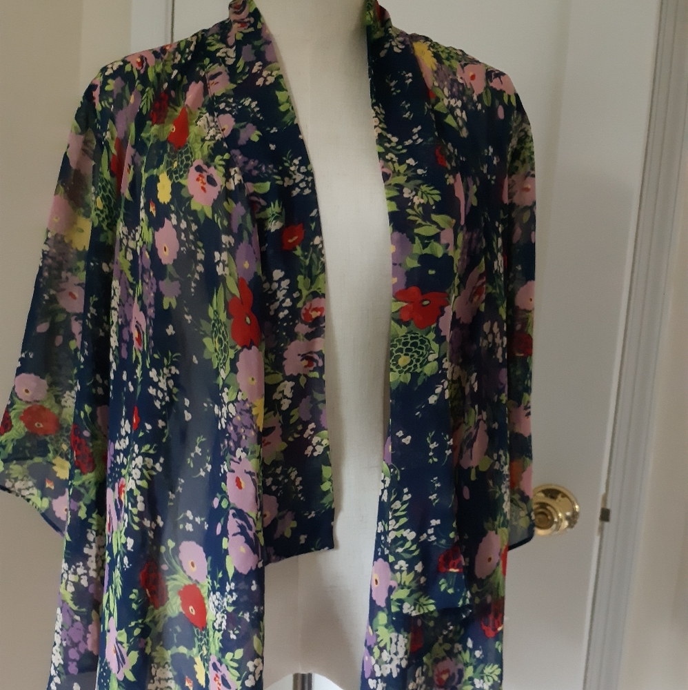 Topshop Floral Kimono
